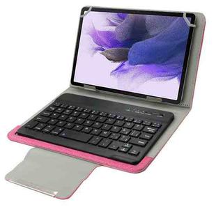 Universal Leather Tablet Case with Separable Bluetooth Keyboard and Holder for 7 inch Tablet PC(Magenta)