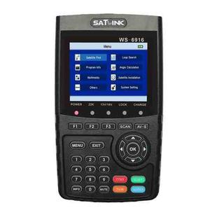 SATLINK WS6916 Digital Satellite Signal Finder Meter, 3.5 inch TFT LCD Screen, Support DVB-S / S2, MPEG-2 / MPEG-4(EU Plug)
