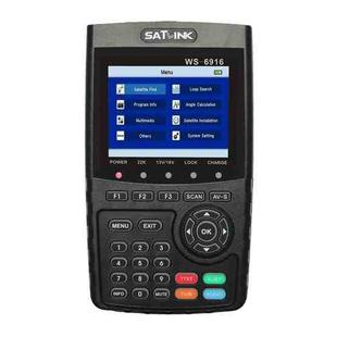 SATLINK WS6916 Digital Satellite Signal Finder Meter, 3.5 inch TFT LCD Screen, Support DVB-S / S2, MPEG-2 / MPEG-4(UK Plug)