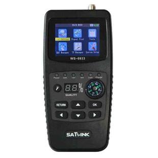 SATLINK WS6933 Portable Digital Satellite Finder Meter, 2.1 inch LCD Colour Screen, DVB-S2/S Signal Pointer(US Plug)