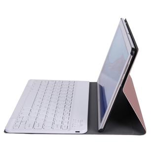 ABS Ultra-thin Split Bluetooth Keyboard Tablet Case for Huawei Honor 5 / T5 10.1 inch, with Bracket Function(Rose Gold)