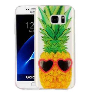 For Galaxy S7 / G930 Pineapple Pattern IMD Workmanship Soft TPU Protective Case