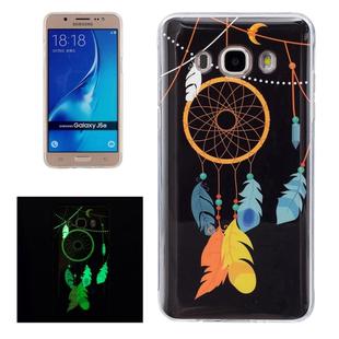 For Galaxy J5 (2016) / J510 Noctilucent Wind Chimes Pattern IMD Workmanship Soft TPU Back Cover Case