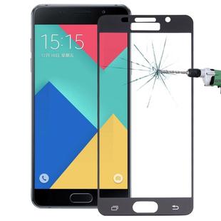 For Galaxy A5 (2016) / A510 0.26mm 9H Surface Hardness Explosion-proof Silk-screen Tempered Glass Full Screen Film (Black)