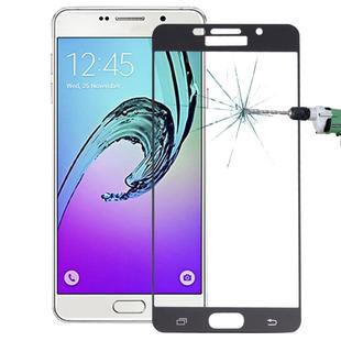 For Galaxy A7 (2016) / A710 0.26mm 9H Surface Hardness Explosion-proof Silk-screen Tempered Glass Full Screen Film (Black)