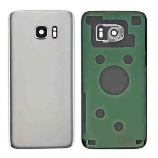 For Galaxy S7 Edge / G935 Original Battery Back Cover with Camera Lens Cover (Silver)