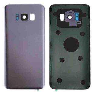 For Galaxy S8 / G950 Battery Back Cover with Camera Lens Cover & Adhesive (Orchid Gray)