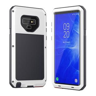 Metal Shockproof Daily Waterproof Protective Case for Galaxy Note 9(White)
