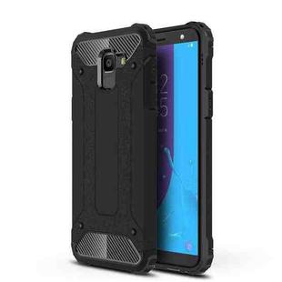 Full-body Rugged TPU + PC Combination Case for Galaxy J6 2018 (EU Version)(Black)