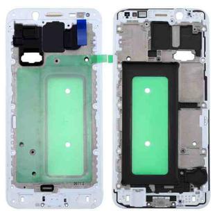 For Galaxy C8  Front Housing LCD Frame Bezel Plate(White)