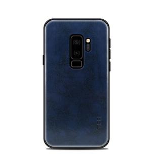 MOFI for Galaxy S9+ PC+TPU+PU Leather Protective Back Cover Case(Blue)