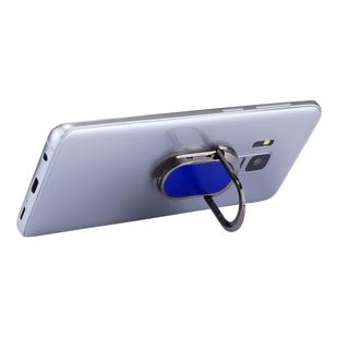 Simple Style Metal Desktop Stand Phone Ring Holder, For iPhone, Galaxy, Sony, Lenovo, HTC, Huawei, and other Smartphones(Blue)