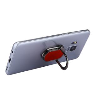 Simple Style Metal Desktop Stand Phone Ring Holder, For iPhone, Galaxy, Sony, Lenovo, HTC, Huawei, and other Smartphones(Red)