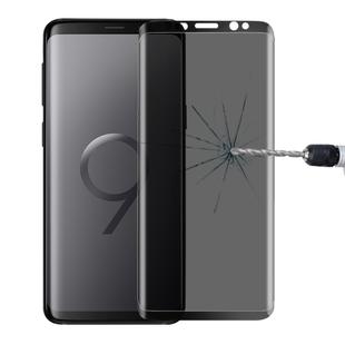For Galaxy S9+ 0.3mm 9H Surface Hardness 3D Privacy Anti-glare Tempered Glass Protective Film (Black)