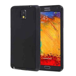 For Galaxy Note III / N9000 Anti-Gravity Magical Nano-suction Technology Hybrid Sticky Selfie Protective Case(Black)