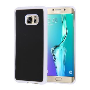 For Galaxy S6 Edge+ / G928 Anti-Gravity Magical Nano-suction Technology Hybrid Sticky Selfie Protective Case(White)