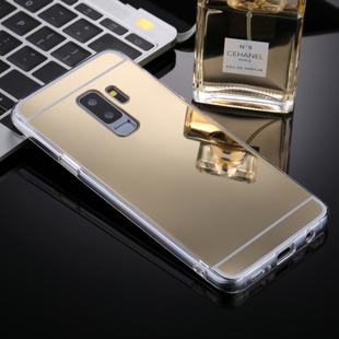 For Galaxy S9+ Acrylic + TPU Electroplating Mirror Protective Back Cover Case(Gold)