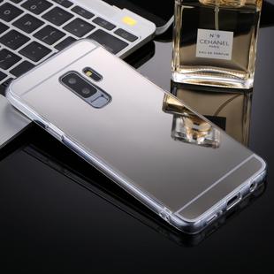 For Galaxy S9+ Acrylic + TPU Electroplating Mirror Protective Back Cover Case(Silver)