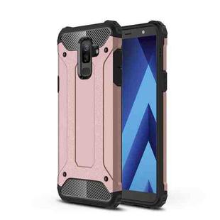 Magic Armor TPU + PC Combination Case for Galaxy A6+ (2018)(Rose Gold)