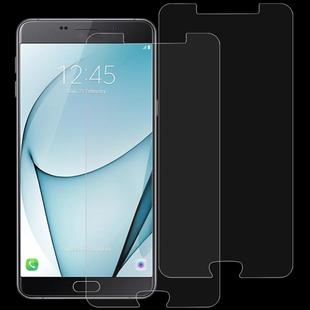 2 PCS 0.26mm 9H 2.5D Tempered Glass Film for Galaxy A9 Pro (2016)
