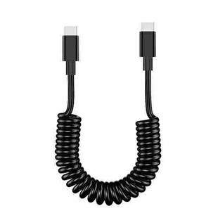 USB-C / Type-C Male to USB-C / Type-C Female Spring Data Cable, Does not Support iOS