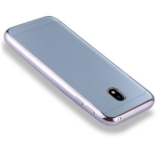 For Galaxy J7 (2017) ( EU Version) Electroplating Side TPU Protective Back Cover Case (Grey)