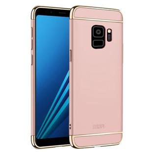 MOFI for Galaxy S9 Three Stage Splicing Full Coverage Hard PC Protective Back Case(Rose Gold)