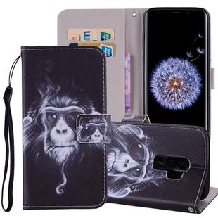 Butterfly Elephant Pattern Colored Drawing Horizontal Flip Leather Case for Galaxy S9 Plus, with Holder & Card Slots & Wallet & Lanyard