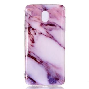 Marble Pattern Soft TPU Case For Galaxy J3 (2018)(Purple)