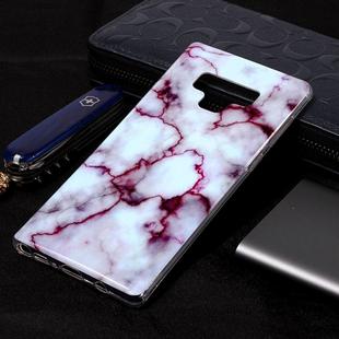 Marble Pattern Soft TPU Case For Galaxy Note9(Red)