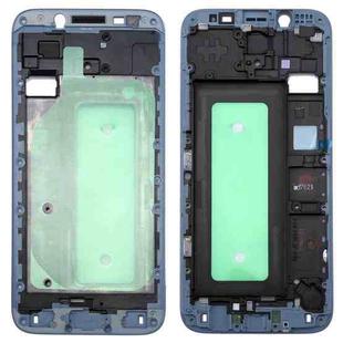 For Galaxy J730  Front Housing LCD Frame Bezel Plate(Blue)