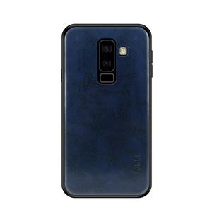 MOFI Shockproof TPU + PC + Leather Pasted Case for Galaxy A6+ (2018)(Blue)