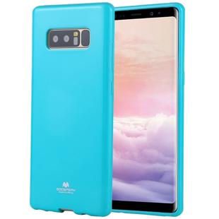 GOOSPERY PEARL JELLY Series for Galaxy Note 8 TPU Full Coverage Protective Back Cover Case (Azure)