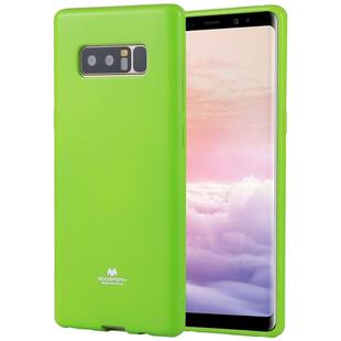 GOOSPERY PEARL JELLY Series for Galaxy Note 8 TPU Full Coverage Protective Back Cover Case (Light Green)