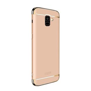 MOFI Three Stage Splicing Full Coverage PC Case for Galaxy A6 (2018) (Gold)