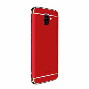MOFI Three Stage Splicing Full Coverage PC Case for Galaxy J6 (2018) (Red)