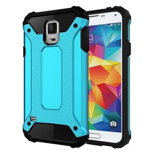 For Galaxy S5 / G900 Tough Armor TPU + PC Combination Case(Blue)