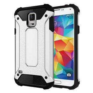 For Galaxy S5 / G900 Tough Armor TPU + PC Combination Case(Silver)