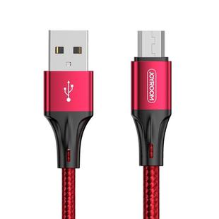 JOYROOM S-0230N1 N1 Series 0.2m 3A USB to Micro USB Data Sync Charge Cable(Red)