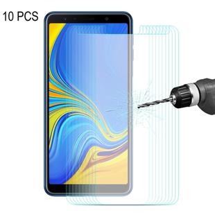 10pcs ENKAY Hat-prince 0.26mm 9H  2.5D Curved Edge Tempered Glass Film for Galaxy A7 2018