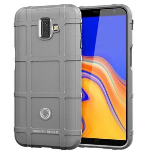 Full Coverage Shockproof TPU Case for Samsung Galaxy J6+(Grey)