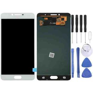 Original LCD Screen for Galaxy C7 Pro / C7010 with Digitizer Full Assembly (White)