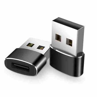 2 PCS USB-C / Type-C Female to USB 2.0 Male Adapter, Support Charging & Transmission