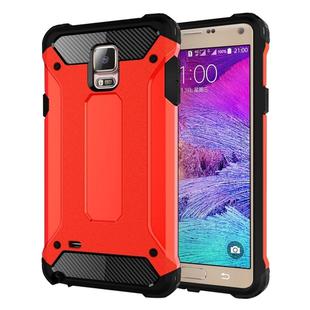 For Galaxy Note 4 / N910 Tough Armor TPU + PC Combination Case(Red)