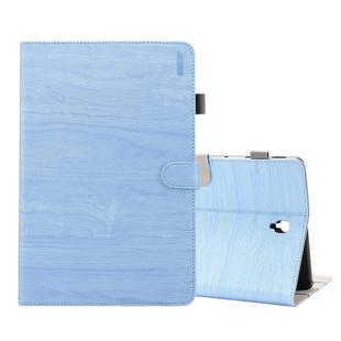 ENKAY Wood Texture Horizontal Flip Leather Case for Galaxy Tab S4 10.5 T830 / T835, with Holder & Sleep / Wake-up Function (Blue)
