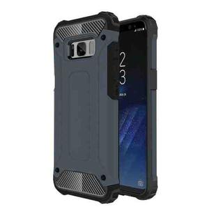 For Galaxy S8 Rugged Armor TPU + PC Combination Case(navy)