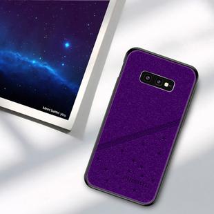 PINWUYO Full Coverage Waterproof Shockproof PC+TPU+PU Case for Galaxy S10e (Purple)
