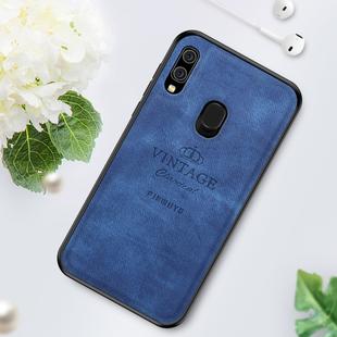 PINWUYO Shockproof Waterproof Full Coverage PC + TPU + Skin Protective Case for Galaxy A30 (Blue)