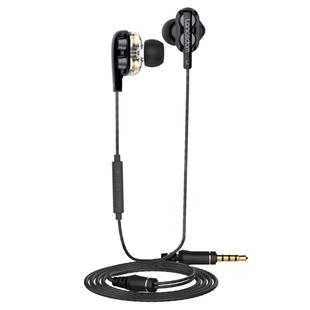 Langsdom Double Moving Coil with Wheat Headset(Black)