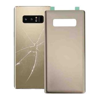 For Galaxy Note 8 Battery Back Cover with Adhesive (Gold)